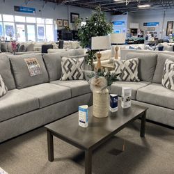 grey sofa loveseat ☑️☁️ $1,299