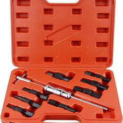DAYUAN Blind Hole Collet Bearing Puller Set,9 pcs 8-32mm Inner Bearing Extractor Kit with Slide Hammer Insert Bearing Removal Tool