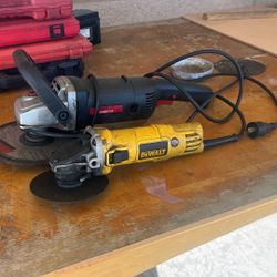 Dewalt Angle Grinder And Drill Master 