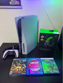 Ps5 disc standard Bundle. Read the description!