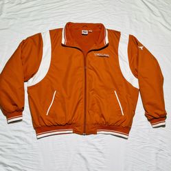 Vintage Texas Longhorns Varsity Bomber Puffer Jacket (inside fleece) size XXL