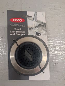 OXO SoftWorks 2-in-1 Sink Strainer and Stopper