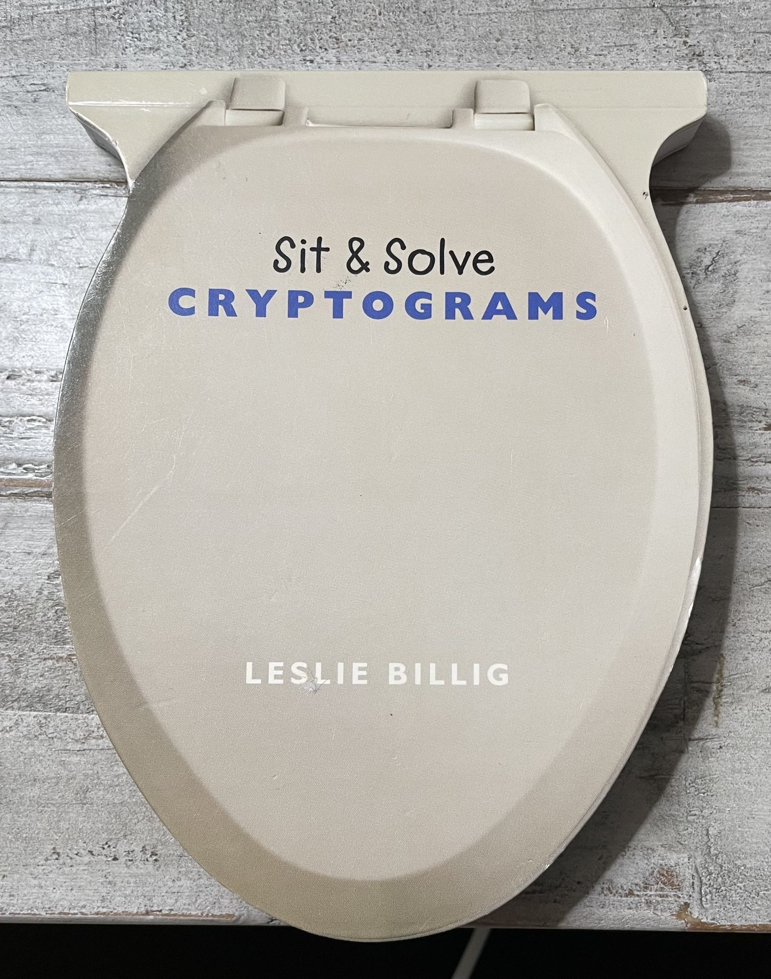Sit & Solve Cryptograms-Paperback By Leslie Billig- Excellent-1 puzzle completed