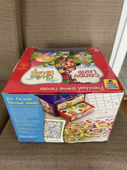 Preschool Game Center Including 4 Games With Storage Container