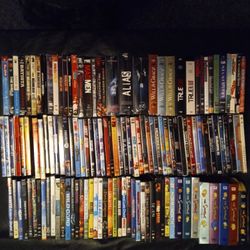 Huge Lot Of  Over 160 DVDs And Blu Rays 