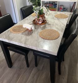 Marble table