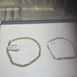 Kids Bracelets 10kt And 14kt 