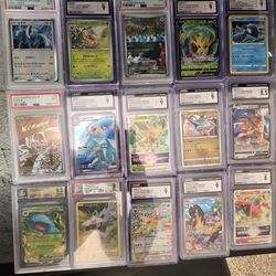 30 Graded Pokemon Card Bundle