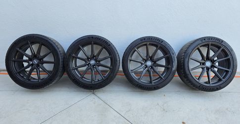 Tesla Model S  Vossen HF3 20" WHEELS TIRES RIMS