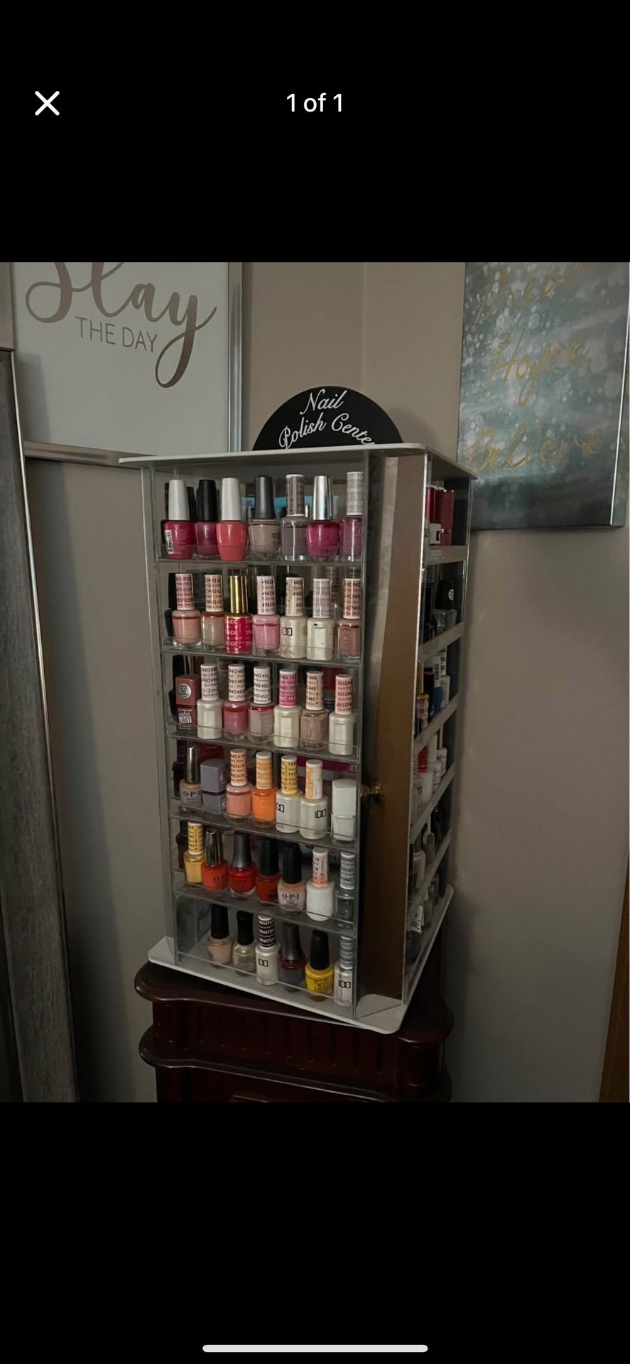 Polish Holder /rotating Display