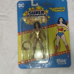 Wonder Woman Super Powers Figure (Gold Variant) - New
