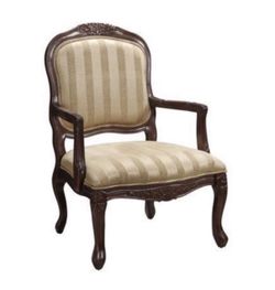 Coast to Coast Dark Brown Accent Chair