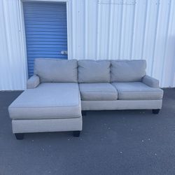 🚚FREE DELIVERY🚚JENNIFER Furniture-Lowder Sectional Grey Left Handed Sofa With Chaise