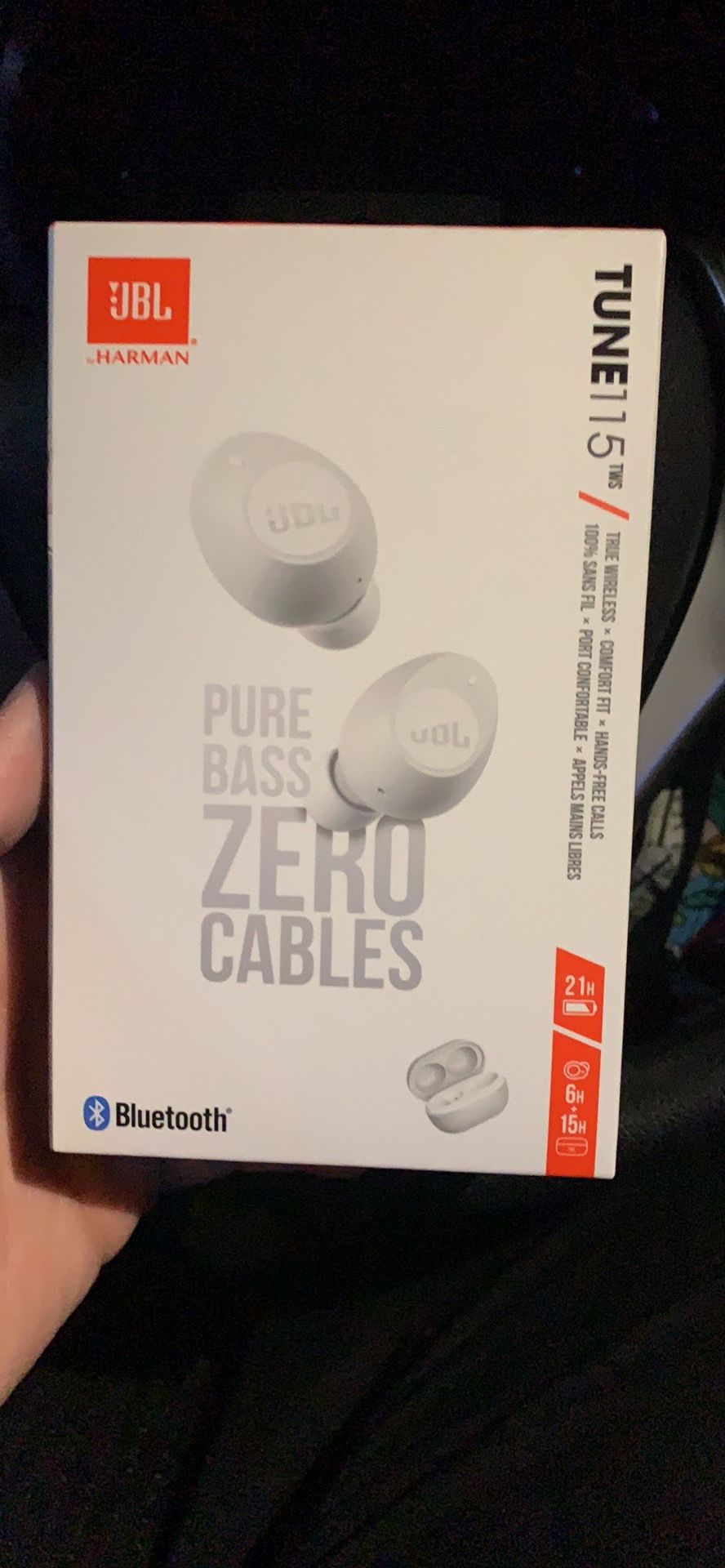 JBL wireless earbuds