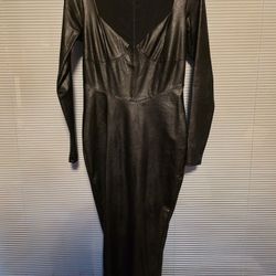 Naked Wardrobe Leather Dress 