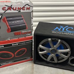 Speakers Amplifier And Sub Woofer 