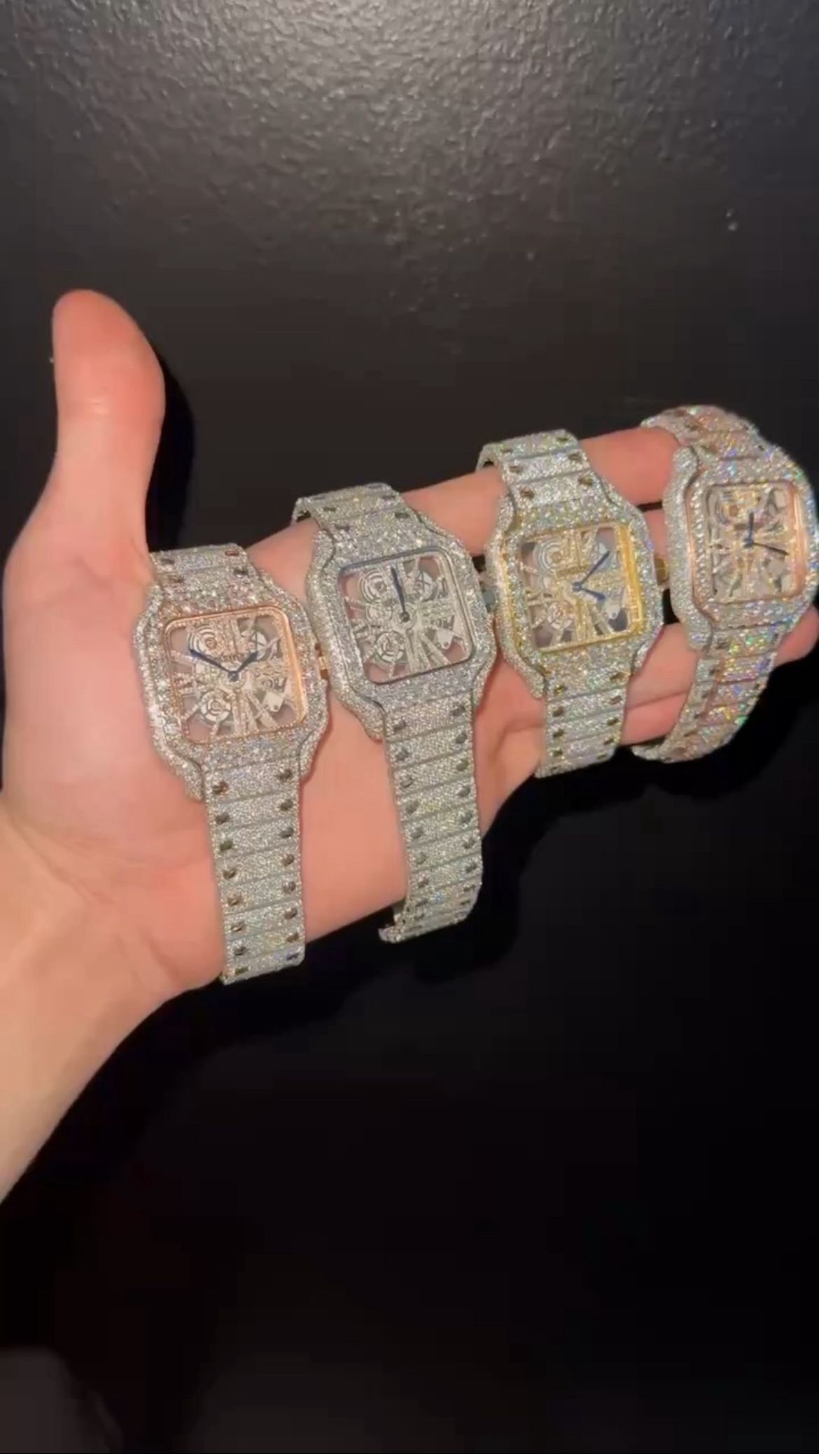 Bussdown Skeletons 💰 Price : Only $1000 Each  ‼️ 💎 VVS D-Color Moissanite Stones ⛔️ Does Not Fade Or Tarnish  