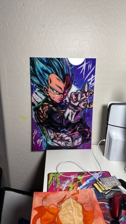 DBZ Vegeta Acrylic Art Poster