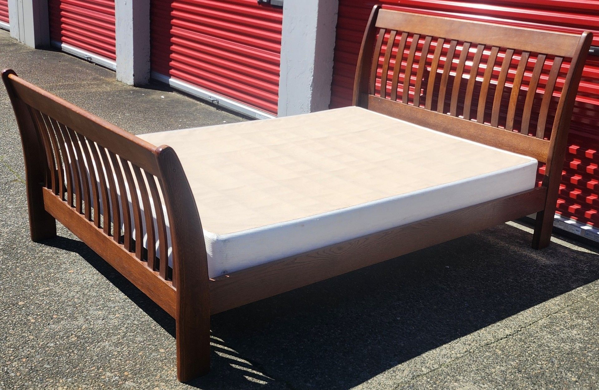 Queen Size Bed Frame- Box Spring Optional