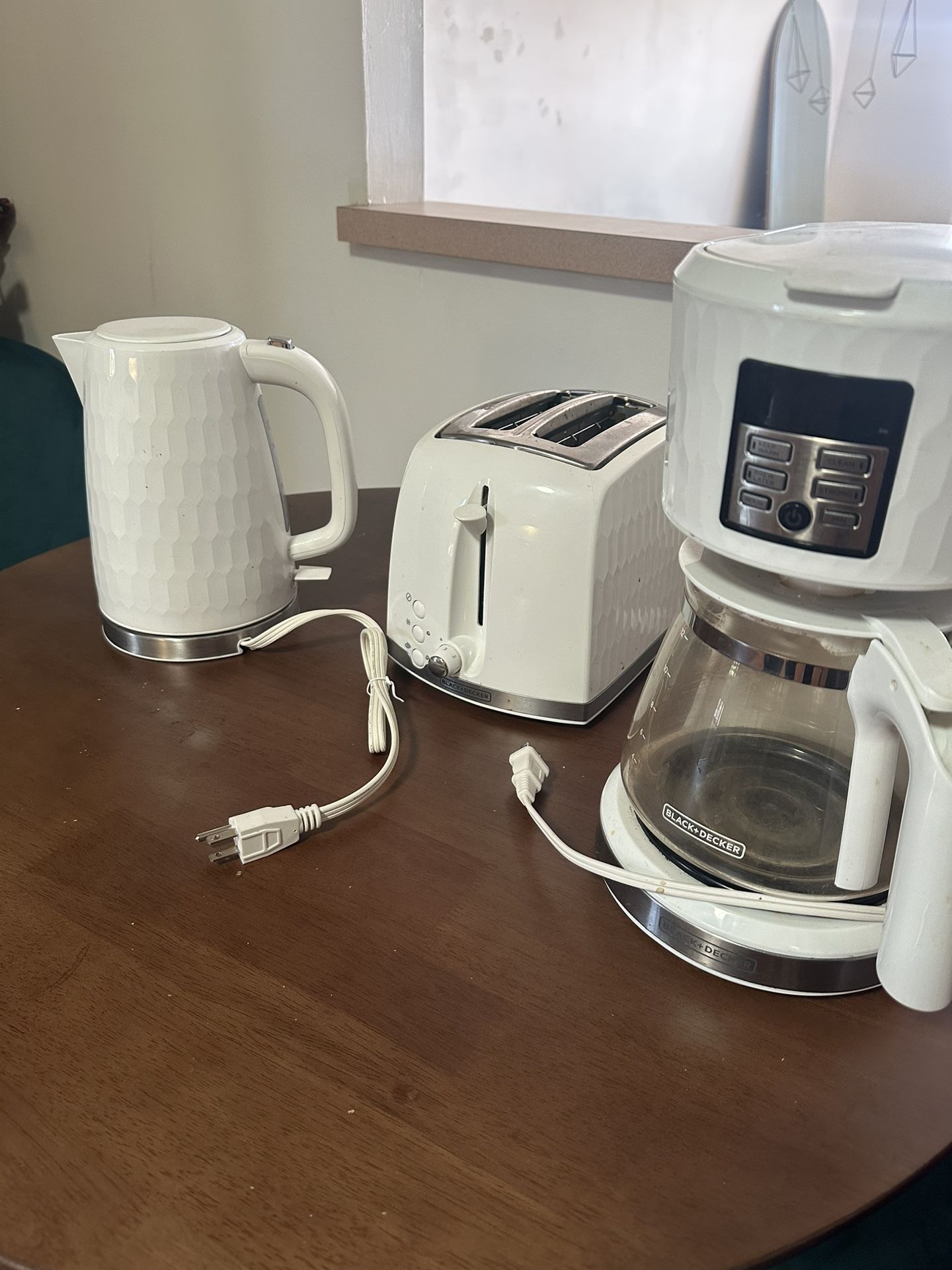 Black + Decker Coffee, Tea Kettle, Toaster Set