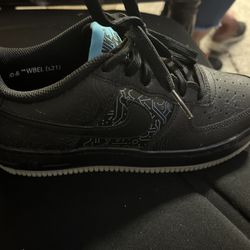 NIKE Air Force 1 Limited Edition Space Jam Computer Chip w/ Glow in the dark soles