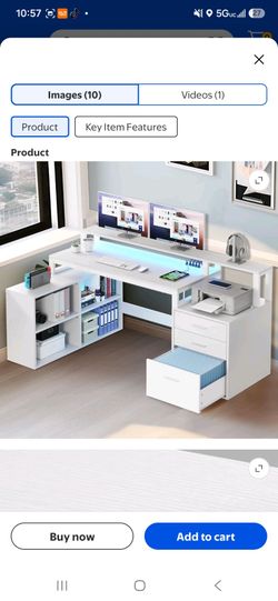 Brand new White Computer desk