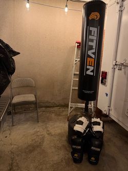 Standing punching bag