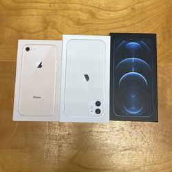iPhone 8 iPhone 11 iPhone 12 Pro Max Empty Box