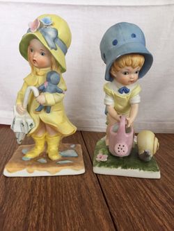 Girl & Boy Figurines by Seymour Mann