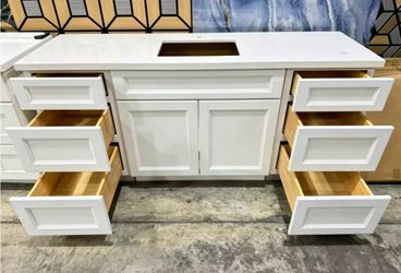 72 inch Single Sink with Sountertop and Back Splash+Sides Splash
