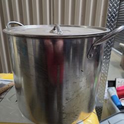 Aluminum stock pot