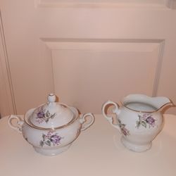 Vintage Creamer & Sugar Bowl