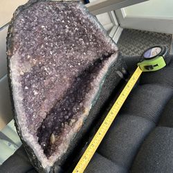 11” X 11” Natural Amethyst Quartz Cathedral