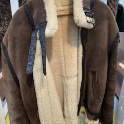 Men’s sheepskin bomber jacket 