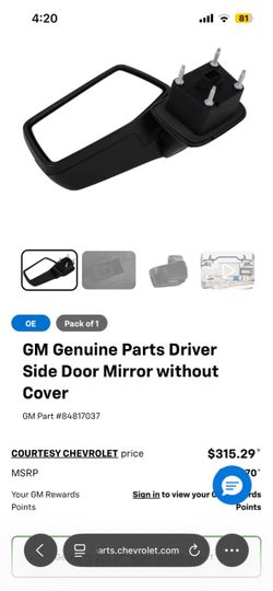 SIDE MIRRORS FOR 2026 CHEVY