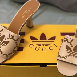 Limited Edition Gucci X Adidas Slide Sandals - NEW