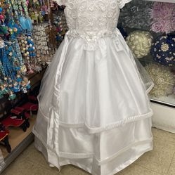 White Baptism/communion Dress