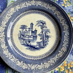 Antique 'Palmyra' Transferware Plates For Sale