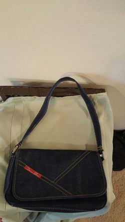 Denim Blues Purse with Sparkles