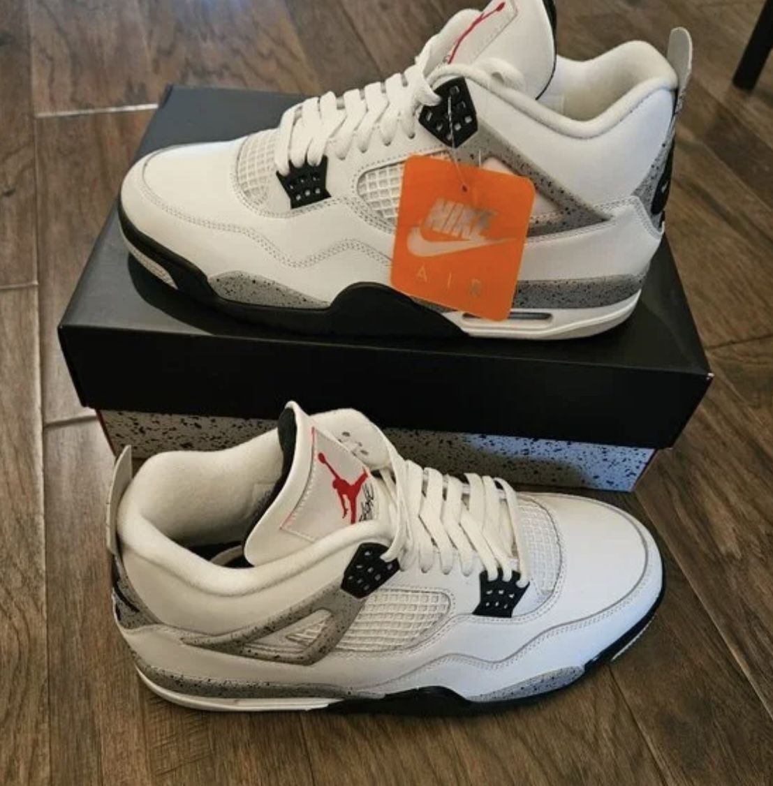 Jordan 4 White Cement Brand New Size 10.5