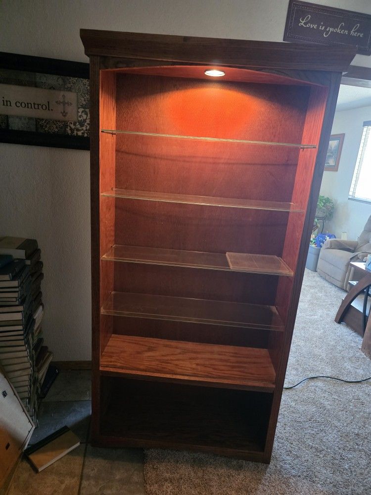 Oak Wood Book Shelves (2)