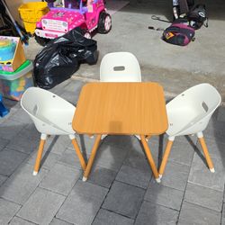 Kids Table & Chairs Set 
