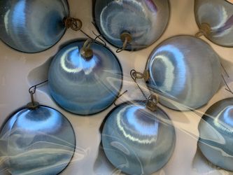 Blue Christmas Ornaments
