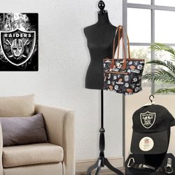 Dooney & Bourke NFL Raiders Zip Tote bag  Gift bundle NEW 