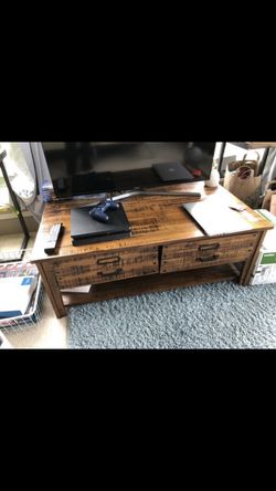 Classic wood coffee table