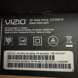 Vizio Soundbar