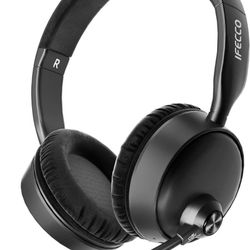 Bluetooth V5.3 Headphones with Noise Cancelling Microphone Wireless 