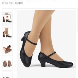 Women 2" Dance Shoes 6.5 NEW