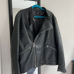 Men’s leather jacket H&M
