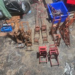 3 Set Pump jacks and one set wall jacks